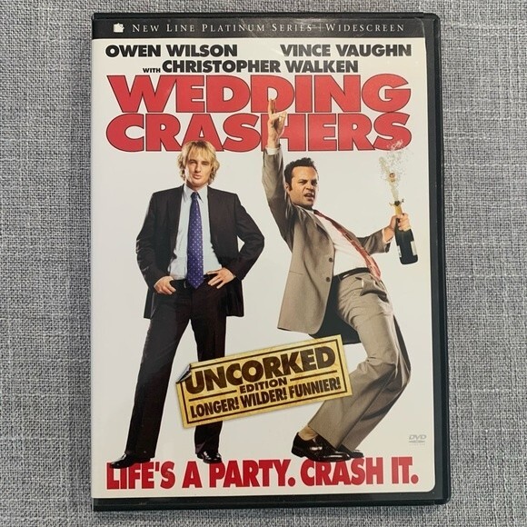 Wedding Crashers Comedy Movie DVD Uncorked Edition 2006 WS Unrated Widescreen - Picture 2 of 5